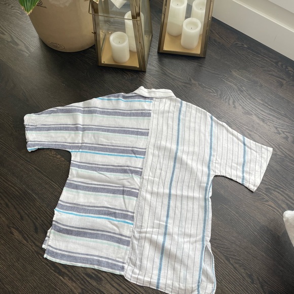 RAILS Finley Shirt Size S in blue stripes - Picture 4 of 6